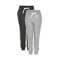 joggingbroek jongens katoen grijs/zwart 2-delig mt 104