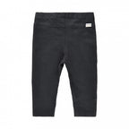legging meisjes katoen zwart maat 92