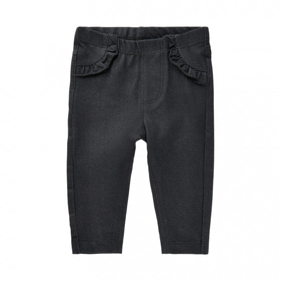 legging meisjes katoen zwart maat 92