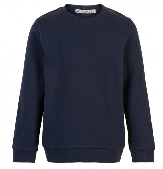 sweat set junior katoen navy 2 stuks maat 86