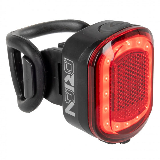achterlicht Orion led 50 lumen USB zwart