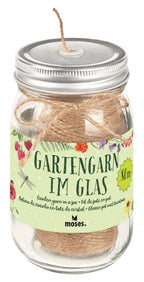tuintouw in glazen pot 13 cm