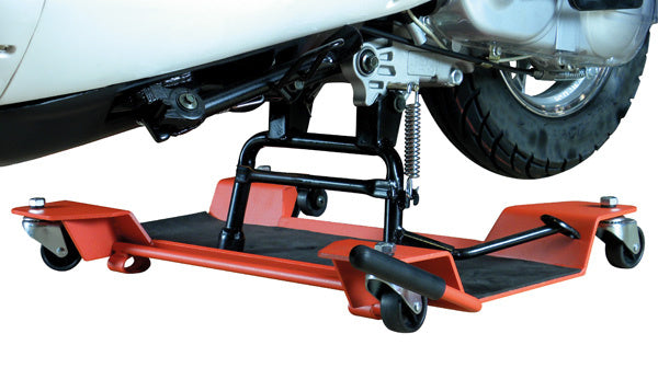 motor dolly 56 x 42 cm staal rood/zwart