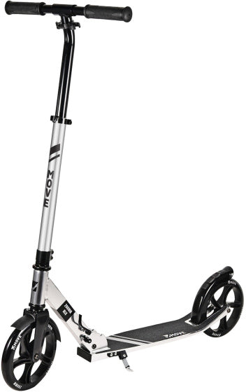 Move Deluxe 2-wiel step opvouwbaar 200 mm voetrem zilver/zwart
