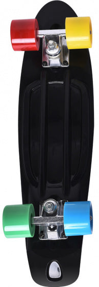 move skateboard old school retro : zwart 58 cm abec7 (old22xblk)