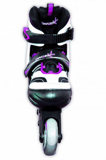 inline skates Kinderliner 82A nylon Abec5 roze/zwart mt 33-36