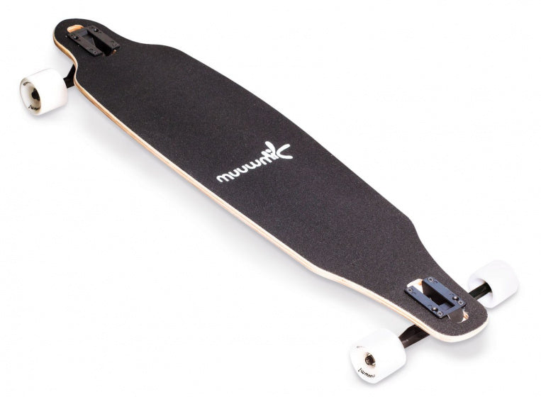 longboard Beach 97 x 23 cm hout beige/zwart