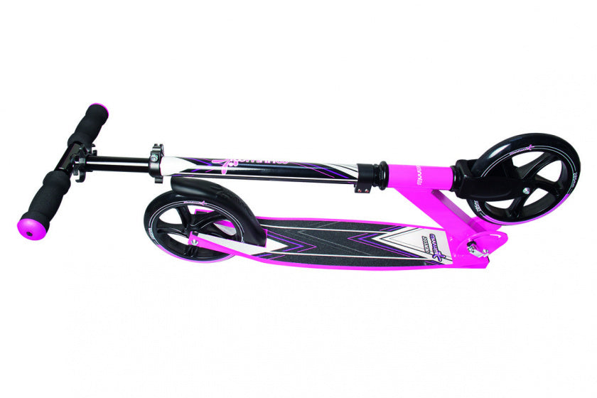 stuntstep Junior Voetrem Roze/Zwart