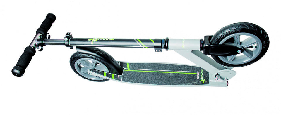 stuntstep Junior Voetrem Grijs/Zwart
