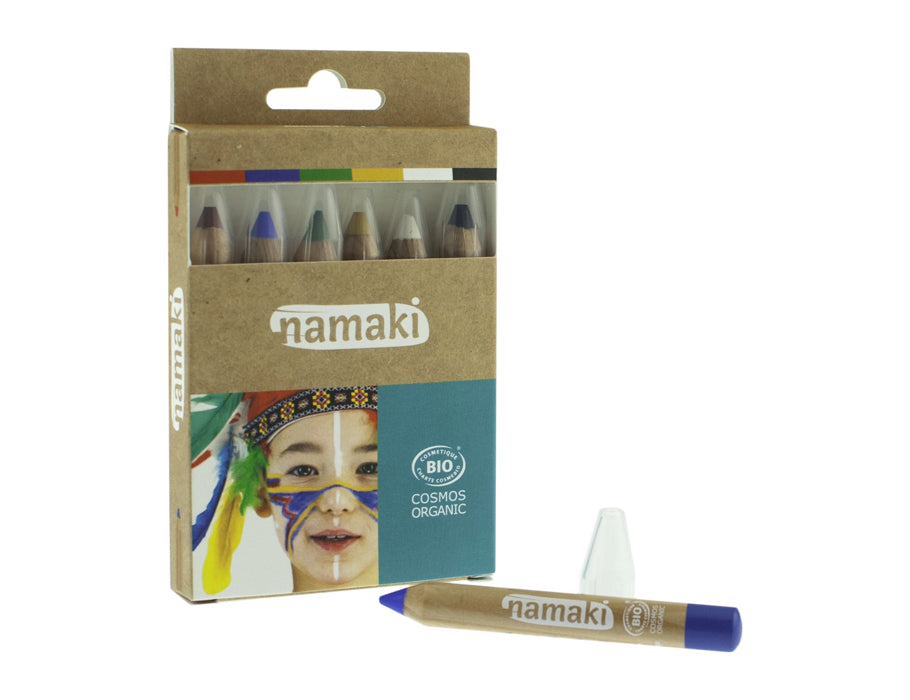 Namaki schmink - rainbow - 6 kleuren