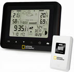 weerstation 16,5 cm zwart 2-delig