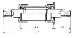 Messingschlager neco trapas alu. bsa 107 mm.