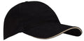 Baseballcap Sandwich junior zwart