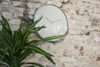 wandklok Glamour 40 cm staal wit/zilver