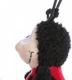 knuffelhanger Beste vriendin junior 9,5 cm polyester rood