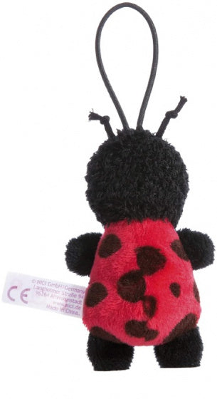 knuffelhanger Beste vriendin junior 9,5 cm polyester rood