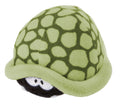 schildpad helmut pull-back junior 11 cm pluche groen