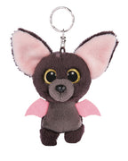 sleutelhanger Glubschis Baako junior pluche 9 cm bruin