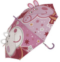 paraplu Peppa Pig Suzy Schaap junior 48 cm roze