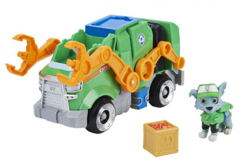 speelgoedauto Paw Patrol Deluxe Rocky junior groen