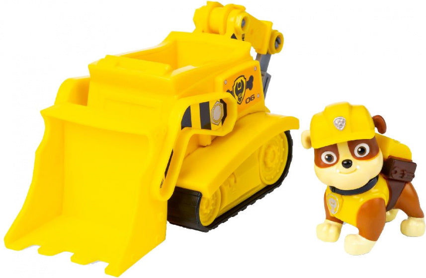 speelset Paw Patrol Rubble geel 2-delig