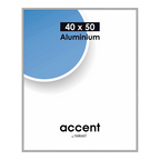 Nielsen design nielsen fotolijst 52523 accent glanzend zilver 40x50 cm