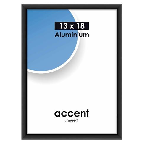 Nielsen design nielsen fotolijst 53226 accent zwart 13x18 cm
