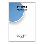 Nielsen design nielsen fotolijst 55123 accent glanzend zilver 40x60 cm