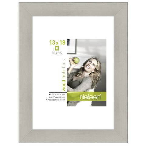 Nielsen design nielsen fotolijst 8988005 apollon zilver 13x18 10x15 cm
