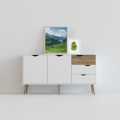 Nielsen design nielsen fotolijst 8988052 apollon wit 20x20 14x14 cm