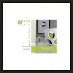 Nielsen design nielsen fotolijst 8988053 apollon zwart 50x50 30x30 cm