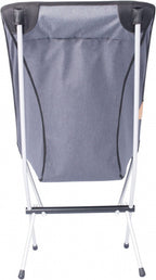 campingstoel Kingfisher 100 cm polyester/aluminium grijs