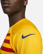 Nike Dri-Fit FC Barcelona 2023/24 4th Voetbalshirt Heren Geel maat XL