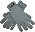 handschoenen gebreid thinsulate acryl grijs maat XL/XXL