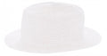 hoed Venetian 58 cm papier wit one-size