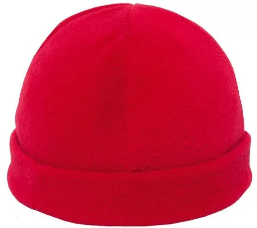 muts 4 panelen fleece rood one-size