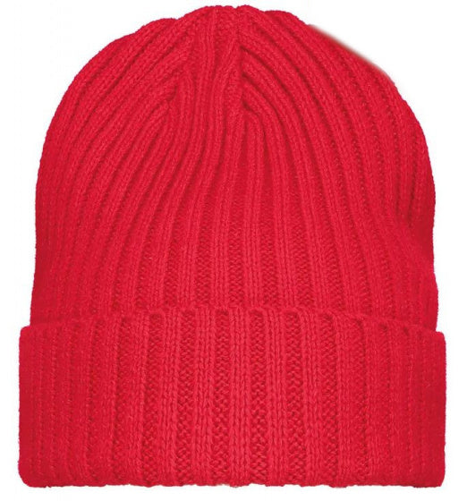 muts acryl gebreid rood one-size