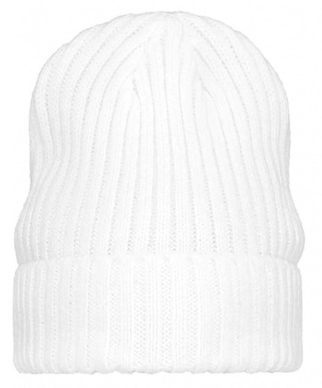 muts acryl gebreid wit one-size