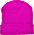 muts gebreid acryl roze one-size