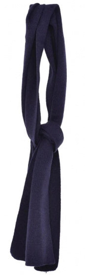 sjaal gebreid 140 x 20 cm acryl navy