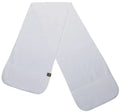 sjaal 150 x 30 cm polyethyleen wit one-size