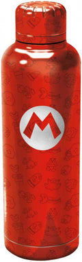 thermosfles Super Mario 515 ml 7 x 24 cm RVS rood
