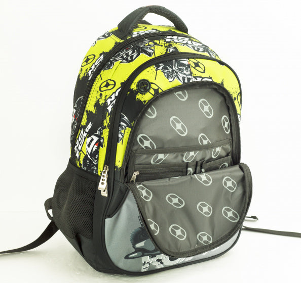 rugzak junior 24,5 liter 32 x 45 cm polyester grijs