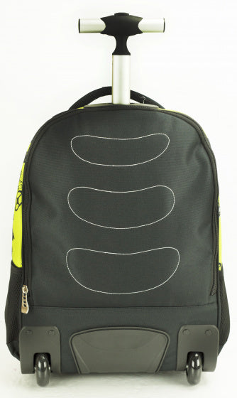 trolleyrugzak junior 24,5 liter polyester grijs/zwart