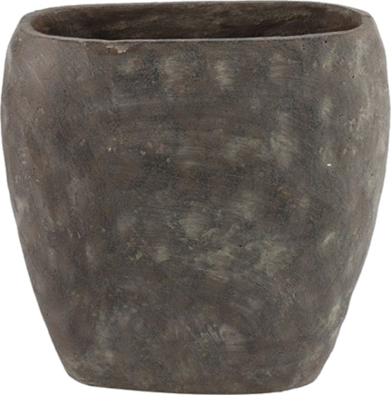 bloempot Jaimy L 37 x 17 x 38 cm keramiek bruin
