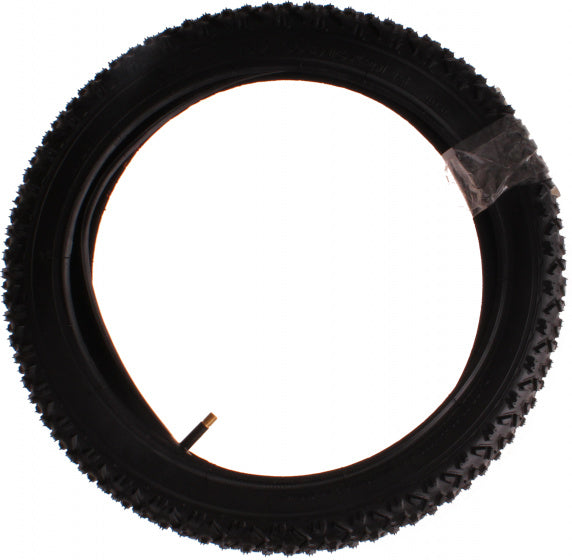 buitenband met binnenband 16 inch nylon zwart