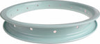 velg junior 12 inch 3 x 22 cm staal mintblauw