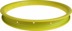 velg junior 14 inch 3 x 27 cm staal neongeel