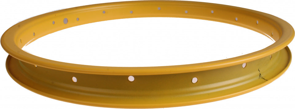 velg junior 16 inch 3 x 32 cm staal okergeel
