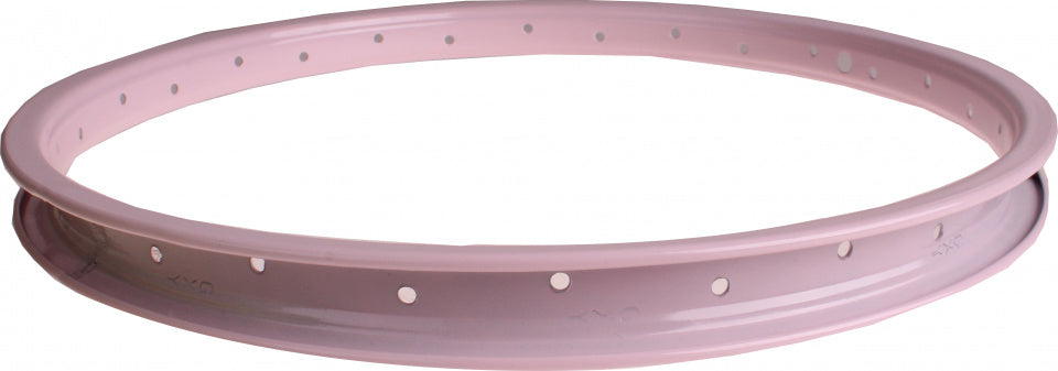 velg junior 18 inch 3 x 37 cm staal lichtroze
